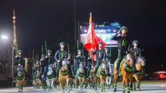 Biểu diễn kỵ binh, nhạc kèn phục vụ người dân, du khách Lạng Sơn dịp Quốc khánh 2.9