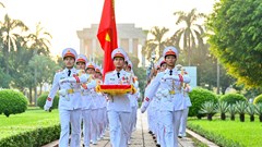 Thiêng liêng lễ thượng cờ tại Quảng trường Ba Đình ngày Quốc khánh