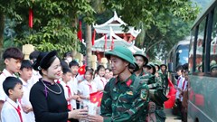 Bộ đội Sư đoàn 3 - Sao Vàng góp sức dựng trường nơi biên giới