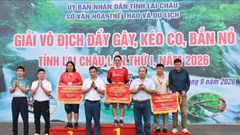 Bế mạc Giải vô địch đẩy gậy, kéo co, bắn nỏ tỉnh Lai Châu