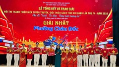 Trao giải Hội thi Thanh thiếu niên tuyên truyền, giới thiệu sách tỉnh An Giang