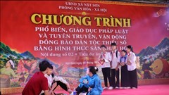 Phú Thọ: Nật Sơn đưa pháp luật đến gần dân bằng sân khấu hóa