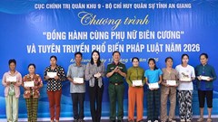 Đồng hành cùng phụ nữ biên cương tại An Giang