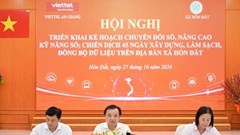 Hòn Đất đẩy mạnh chuyển đổi số, làm sạch dữ liệu trong 45 ngày