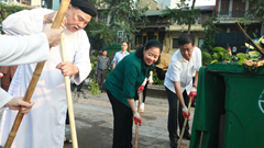 Tổng vệ sinh môi trường khắc phục hậu quả cơn bão số 3