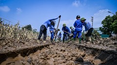 Ngành Đường sắt gặp khó khăn sau mưa lũ 