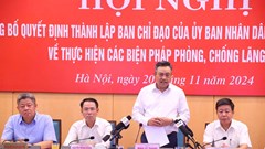 Hà Nội thành lập Ban Chỉ đạo về thực hiện các biện pháp phòng, chống lãng phí 