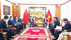 Thứ trưởng Hoàng Đạo Cương tiếp Đoàn đại biểu Tổng cục Thể thao quốc gia Trung Quốc