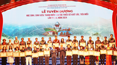 Tuyên dương 125 học sinh, sinh viên, thanh niên dân tộc thiểu số xuất xuất sắc, tiêu biểu năm 2024