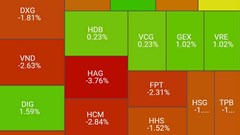 Điều chỉnh diện rộng,VN- Index mất mốc 1.300 điểm 