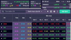 VN-Index tiến sát mốc 1.340 điểm