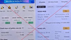 Cảnh giác hành vi lừa đảo từ các ứng dụng chứng khoán giả mạo