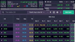 Chứng khoán có phiên giao dịch “tỉ đô”, VNI-Index áp sát 1.350