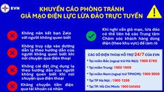 Cảnh giác lừa đảo từ văn bản giả mạo Tập đoàn Điện lực Việt Nam 