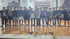 Hà Nội: 22 đối tượng mang hung khí đánh nhau do mâu thuẫn trên mạng xã hội