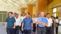 Phó Thủ tướng Bùi Thanh Sơn kiểm tra tiến độ triển khai Hội chợ mùa Thu 2025