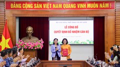 Bộ VHTTDL công bố và trao quyết định về công tác cán bộ