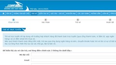Hành khách có thể trả vé online khi tàu hủy chuyến 