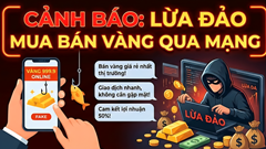 Bị lừa 82 tỉ đồng khi đầu tư vàng qua mạng