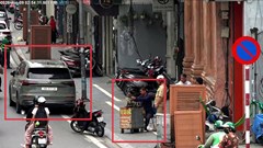 Xử lý nhiều trường hợp vi phạm giao thông, lấn chiếm vỉa hè từ “mắt thần” trên cao