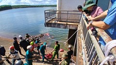 Gia Lai: Khẩn trương sơ tán người dân, khắc phục sự cố hồ thuỷ lợi bị thủng thân đập 