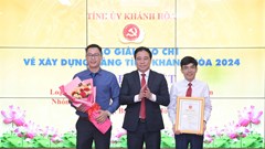 Trao Giải báo chí về xây dựng Đảng tỉnh Khánh Hòa lần thứ IV - năm 2024