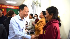 Chủ tịch UBND tỉnh Lâm Đồng đối thoại với các hộ dân liên quan Dự án Hồ chứa nước Ta Hoét