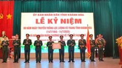 Bộ CHQS tỉnh Khánh Hòa đón nhận Huân chương Bảo vệ Tổ quốc hạng Nhì