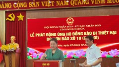Khánh Hòa: Phát động ủng hộ đồng bào bị thiệt hại do bão lũ