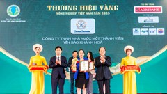 Yến sào Khánh Hòa - “Thương hiệu vàng Nông nghiệp Việt Nam 2025”
