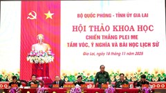 Hội thảo khoa học kỷ niệm 60 năm chiến thắng Plei Me