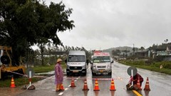 Gia Lai: Tạm dừng lưu thông qua đèo An Khê do sạt lở