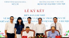 Khánh Hòa hợp tác với Bệnh viện Đại học Y Hà Nội, nâng cao chất lượng khám chữa bệnh