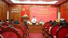 Đại hội đại biểu Đảng bộ tỉnh Quảng Trị lần thứ nhất sẽ diễn ra trong 2 ngày đầu tháng 10