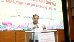Bộ VHTTDL phát động ủng hộ đồng bào bị thiệt hại bởi cơn bão số 10