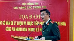 Phát triển văn hoá Công an nhân dân trong kỷ nguyên mới 