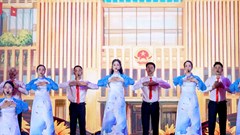 Nhà hát Múa rối Thăng Long góp sắc màu nghệ thuật vào ngày hội bầu cử