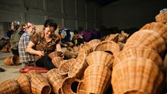 Lưu Thượng giữ hồn nghề đan cỏ tế gần 400 năm