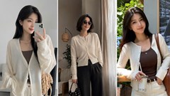 Áo cardigan mỏng trở thành “vũ khí” chống nắng được yêu thích mùa hè