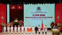 Thủ tướng Lê Minh Hưng dự Lễ đón nhận danh hiệu Anh hùng LLVTND của Công an TP. Hải Phòng