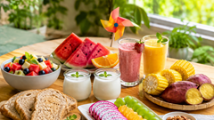 Bữa ăn mùa hè cho trẻ: Ngon miệng, đủ chất trong mùa nắng nóng