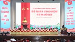 Tăng cường đầu tư cho công tác báo chí, xuất bản, văn hoá, văn học nghệ thuật