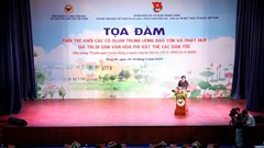 Tăng cường vai trò của đoàn viên, thanh niên trong bảo tồn, phát huy các giá trị di sản văn hóa phi vật thể các dân tộc