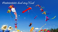 Thanh niên du lịch hành động xanh