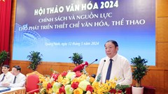 Toàn văn phát biểu của Bộ trưởng Nguyễn Văn Hùng tại Hội thảo Văn hoá 2024