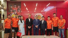 Đại sứ Brazil thăm và làm việc với CLB Công an Hà Nội