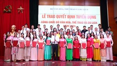 Các tân công chức của Bộ VHTTDL phải thể hiện tinh thần “Quyết liệt hành động – Khát vọng cống hiến”