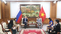 Thứ trưởng Hoàng Đạo Cương tiếp Đại sứ Nga tại Việt Nam 