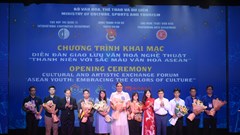 Khai mạc Diễn đàn giao lưu văn hoá nghệ thuật “Thanh niên với sắc màu văn hoá ASEAN”
