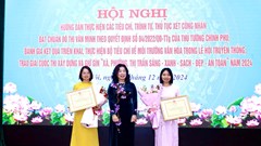 Đẩy mạnh xây dựng môi trường văn hóa, đô thị văn minh  